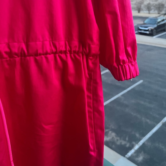 ๐ Max Mara Leisure Antique ROSE Leisure Sheree Drawstring Midi-Dress Cotton 8 - Picture 10 of 15